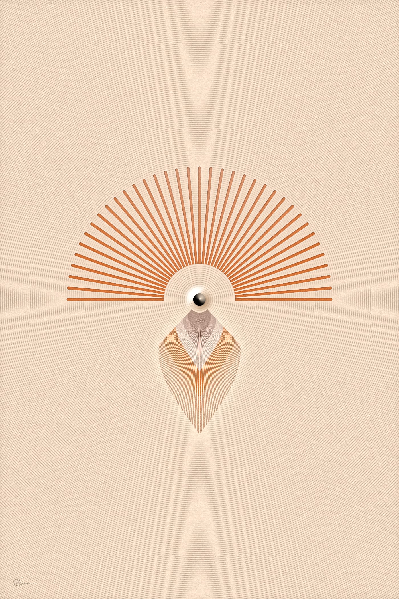 Joyful, large-format original by Roberto Simões